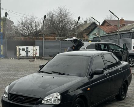 Черный ВАЗ 2170 Priora, объемом двигателя 1.6 л и пробегом 242 тыс. км за 1600 $, фото 4 на Automoto.ua