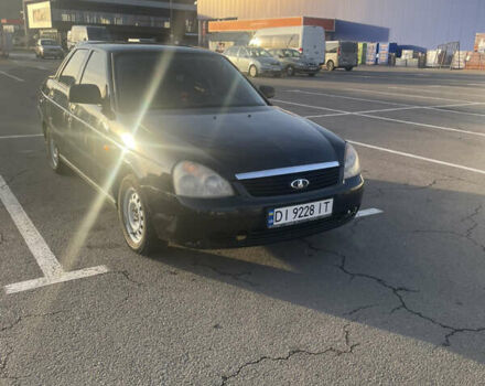 Черный ВАЗ 2170 Priora, объемом двигателя 1.6 л и пробегом 230 тыс. км за 1750 $, фото 1 на Automoto.ua