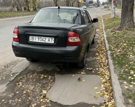 Черный ВАЗ 2170 Priora, объемом двигателя 1.6 л и пробегом 200 тыс. км за 900 $, фото 2 на Automoto.ua