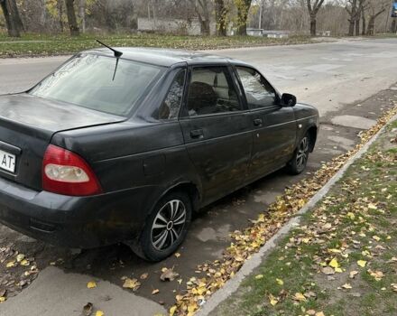 Черный ВАЗ 2170 Priora, объемом двигателя 1.6 л и пробегом 200 тыс. км за 900 $, фото 3 на Automoto.ua