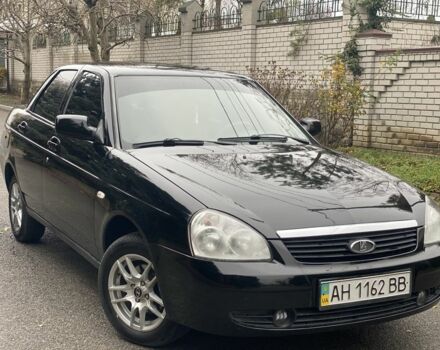 Черный ВАЗ 2170 Priora, объемом двигателя 1.6 л и пробегом 182 тыс. км за 3200 $, фото 7 на Automoto.ua