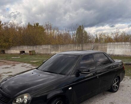 Черный ВАЗ 2170 Priora, объемом двигателя 1.6 л и пробегом 200 тыс. км за 2000 $, фото 3 на Automoto.ua