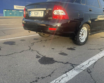 Черный ВАЗ 2170 Priora, объемом двигателя 1.6 л и пробегом 230 тыс. км за 1750 $, фото 4 на Automoto.ua