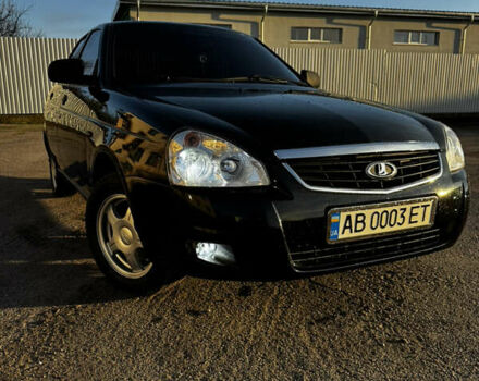 Черный ВАЗ 2170 Priora, объемом двигателя 1.6 л и пробегом 137 тыс. км за 3750 $, фото 3 на Automoto.ua