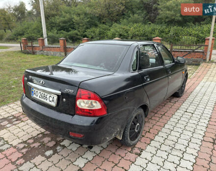 Чорний ВАЗ 2170 Priora, об'ємом двигуна 1.6 л та пробігом 165 тис. км за 1650 $, фото 3 на Automoto.ua