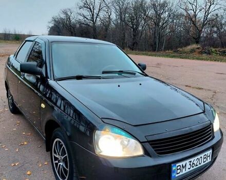 Черный ВАЗ 2170 Priora, объемом двигателя 1.6 л и пробегом 157 тыс. км за 2700 $, фото 5 на Automoto.ua