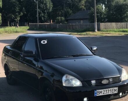 Черный ВАЗ 2170 Priora, объемом двигателя 1.6 л и пробегом 201 тыс. км за 3200 $, фото 2 на Automoto.ua