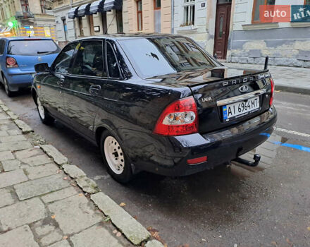 Черный ВАЗ 2170 Priora, объемом двигателя 1.6 л и пробегом 60 тыс. км за 5000 $, фото 1 на Automoto.ua
