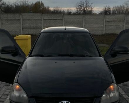 Черный ВАЗ 2170 Priora, объемом двигателя 1.6 л и пробегом 270 тыс. км за 3650 $, фото 3 на Automoto.ua