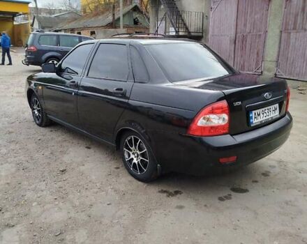 Чорний ВАЗ 2170 Priora, об'ємом двигуна 1.6 л та пробігом 172 тис. км за 3800 $, фото 2 на Automoto.ua