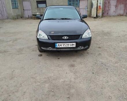 Чорний ВАЗ 2170 Priora, об'ємом двигуна 1.6 л та пробігом 172 тис. км за 3800 $, фото 5 на Automoto.ua