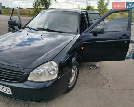 Черный ВАЗ 2170 Priora, объемом двигателя 1.6 л и пробегом 193 тыс. км за 3750 $, фото 2 на Automoto.ua