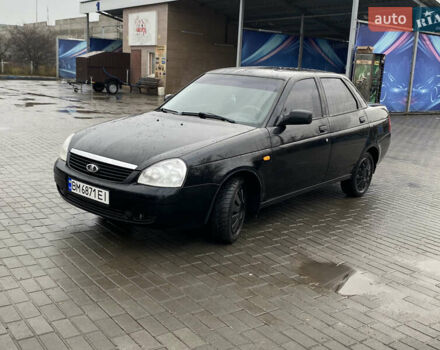 Черный ВАЗ 2170 Priora, объемом двигателя 1.6 л и пробегом 159 тыс. км за 2950 $, фото 2 на Automoto.ua