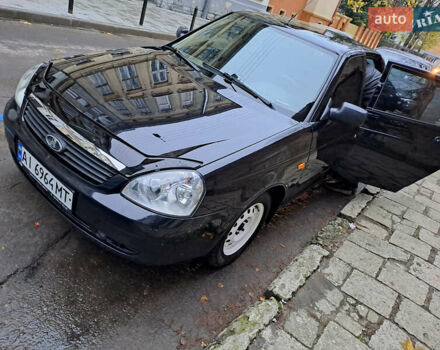 Черный ВАЗ 2170 Priora, объемом двигателя 1.6 л и пробегом 60 тыс. км за 5000 $, фото 2 на Automoto.ua