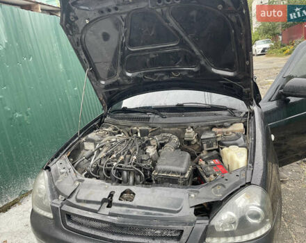 Черный ВАЗ 2170 Priora, объемом двигателя 1.6 л и пробегом 200 тыс. км за 1850 $, фото 10 на Automoto.ua