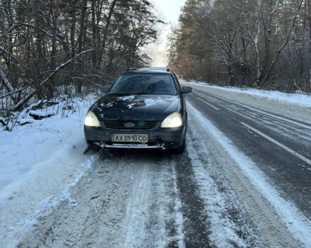 Черный ВАЗ 2170 Priora, объемом двигателя 1.6 л и пробегом 300 тыс. км за 1600 $, фото 2 на Automoto.ua