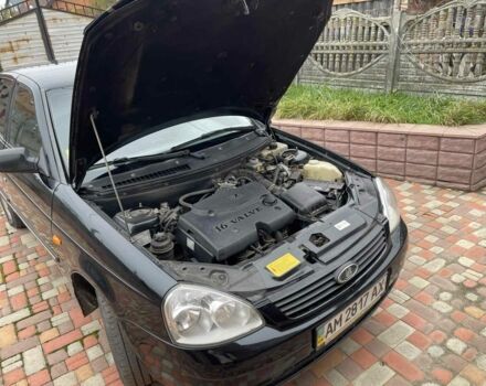 Черный ВАЗ 2170 Priora, объемом двигателя 1.6 л и пробегом 122 тыс. км за 3200 $, фото 7 на Automoto.ua