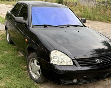 Чорний ВАЗ 2170 Priora, об'ємом двигуна 1.6 л та пробігом 200 тис. км за 2102 $, фото 1 на Automoto.ua