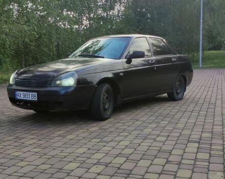 Черный ВАЗ 2170 Priora, объемом двигателя 1.6 л и пробегом 300 тыс. км за 1950 $, фото 1 на Automoto.ua