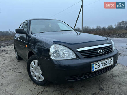 Чорний ВАЗ 2170 Priora, об'ємом двигуна 1.6 л та пробігом 200 тис. км за 2500 $, фото 1 на Automoto.ua