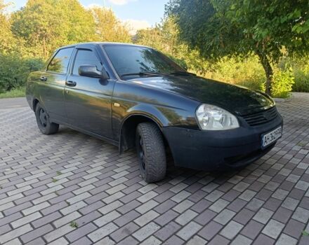 Черный ВАЗ 2170 Priora, объемом двигателя 1.6 л и пробегом 255 тыс. км за 1167 $, фото 1 на Automoto.ua