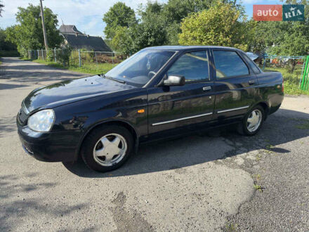 Черный ВАЗ 2170 Priora, объемом двигателя 1.6 л и пробегом 164 тыс. км за 2699 $, фото 1 на Automoto.ua