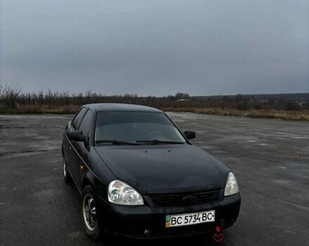 Черный ВАЗ 2170 Priora, объемом двигателя 1.6 л и пробегом 170 тыс. км за 1700 $, фото 1 на Automoto.ua