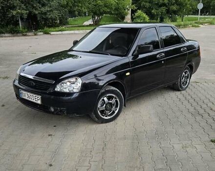 Чорний ВАЗ 2170 Priora, об'ємом двигуна 1.6 л та пробігом 200 тис. км за 1850 $, фото 1 на Automoto.ua