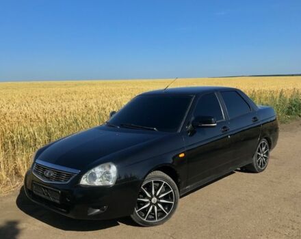 Чорний ВАЗ 2170 Priora, об'ємом двигуна 1.6 л та пробігом 147 тис. км за 3850 $, фото 1 на Automoto.ua