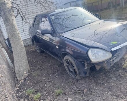 Чорний ВАЗ 2170 Priora, об'ємом двигуна 1.6 л та пробігом 195 тис. км за 699 $, фото 1 на Automoto.ua