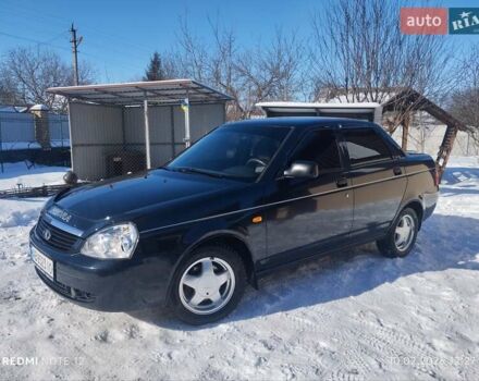 Черный ВАЗ 2170 Priora, объемом двигателя 1.6 л и пробегом 64 тыс. км за 3950 $, фото 1 на Automoto.ua