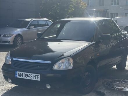 Черный ВАЗ 2170 Priora, объемом двигателя 1.6 л и пробегом 230 тыс. км за 1699 $, фото 1 на Automoto.ua