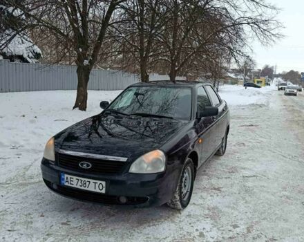Черный ВАЗ 2170 Priora, объемом двигателя 1.6 л и пробегом 166 тыс. км за 2000 $, фото 1 на Automoto.ua