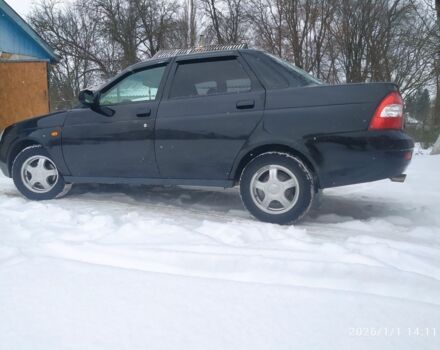 Чорний ВАЗ 2170 Priora, об'ємом двигуна 1.6 л та пробігом 143 тис. км за 1900 $, фото 1 на Automoto.ua
