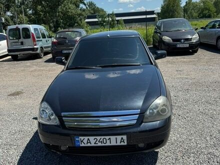 Черный ВАЗ 2170 Priora, объемом двигателя 1.6 л и пробегом 202 тыс. км за 1750 $, фото 1 на Automoto.ua