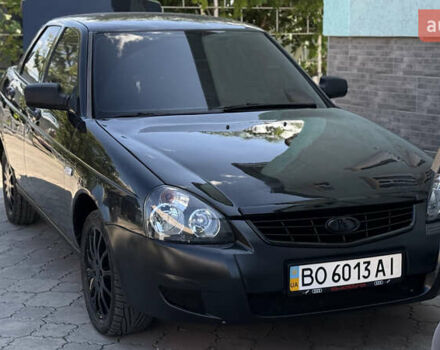 Черный ВАЗ 2170 Priora, объемом двигателя 1.6 л и пробегом 220 тыс. км за 2480 $, фото 1 на Automoto.ua
