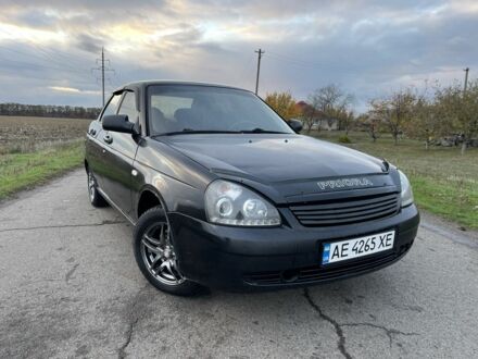 Черный ВАЗ 2170 Priora, объемом двигателя 1.6 л и пробегом 157 тыс. км за 1750 $, фото 1 на Automoto.ua