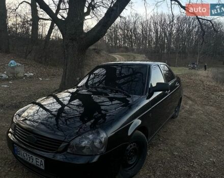 Черный ВАЗ 2170 Priora, объемом двигателя 1.6 л и пробегом 208 тыс. км за 2250 $, фото 1 на Automoto.ua
