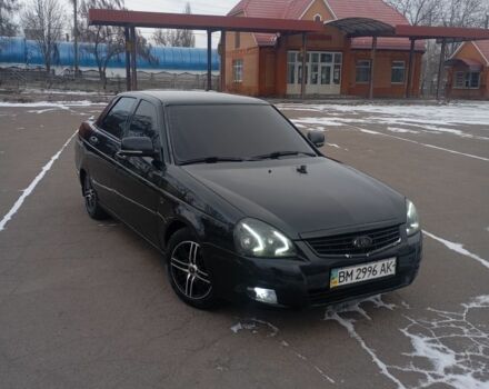 Черный ВАЗ 2170 Priora, объемом двигателя 1 л и пробегом 300 тыс. км за 2500 $, фото 1 на Automoto.ua