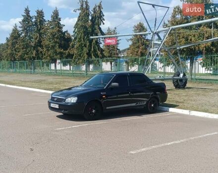 Черный ВАЗ 2170 Priora, объемом двигателя 1.6 л и пробегом 115 тыс. км за 3000 $, фото 1 на Automoto.ua