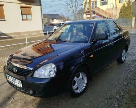Черный ВАЗ 2170 Priora, объемом двигателя 1.6 л и пробегом 190 тыс. км за 2000 $, фото 1 на Automoto.ua