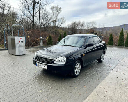 Черный ВАЗ 2170 Priora, объемом двигателя 1.6 л и пробегом 136 тыс. км за 1450 $, фото 1 на Automoto.ua