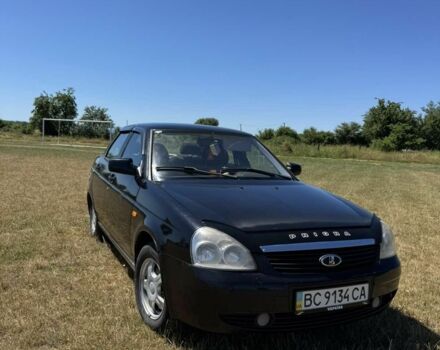 Черный ВАЗ 2170 Priora, объемом двигателя 1.6 л и пробегом 280 тыс. км за 1800 $, фото 1 на Automoto.ua