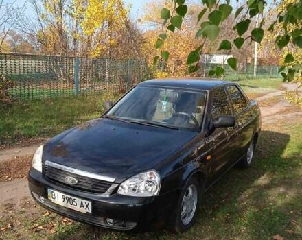 Черный ВАЗ 2170 Priora, объемом двигателя 1.6 л и пробегом 238 тыс. км за 3500 $, фото 1 на Automoto.ua