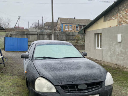 Черный ВАЗ 2170 Priora, объемом двигателя 1.6 л и пробегом 200 тыс. км за 1100 $, фото 1 на Automoto.ua