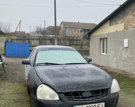 Черный ВАЗ 2170 Priora, объемом двигателя 1.6 л и пробегом 200 тыс. км за 1100 $, фото 1 на Automoto.ua