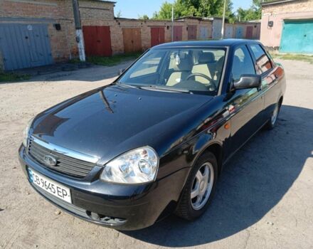 Черный ВАЗ 2170 Priora, объемом двигателя 1.6 л и пробегом 56 тыс. км за 3700 $, фото 1 на Automoto.ua