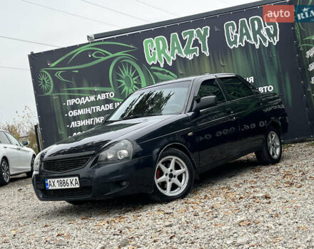 Чорний ВАЗ 2170 Priora, об'ємом двигуна 1.6 л та пробігом 250 тис. км за 2600 $, фото 1 на Automoto.ua