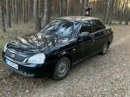 Черный ВАЗ 2170 Priora, объемом двигателя 1.6 л и пробегом 200 тыс. км за 2500 $, фото 1 на Automoto.ua