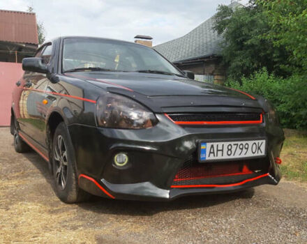 Черный ВАЗ 2170 Priora, объемом двигателя 1.6 л и пробегом 155 тыс. км за 3200 $, фото 1 на Automoto.ua